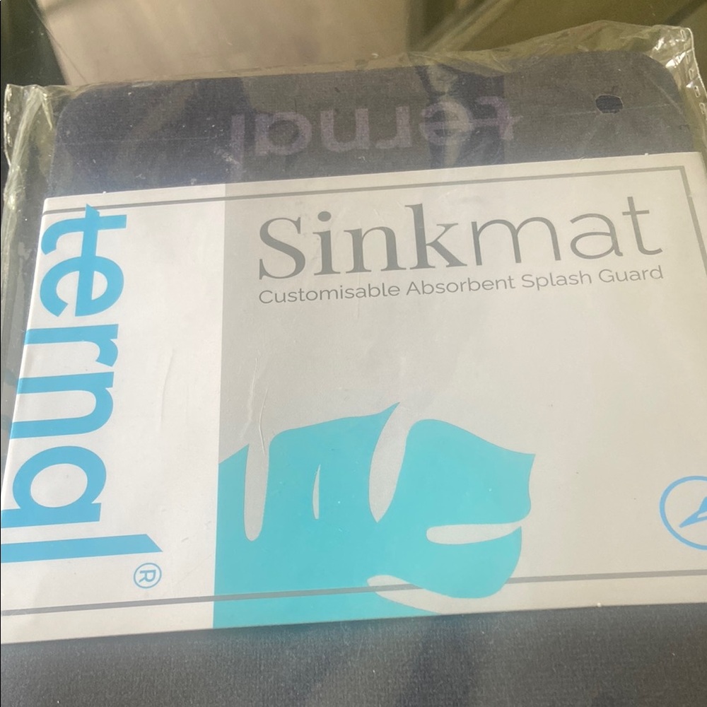 Sinkmat Absorbent Splash Guard - Black